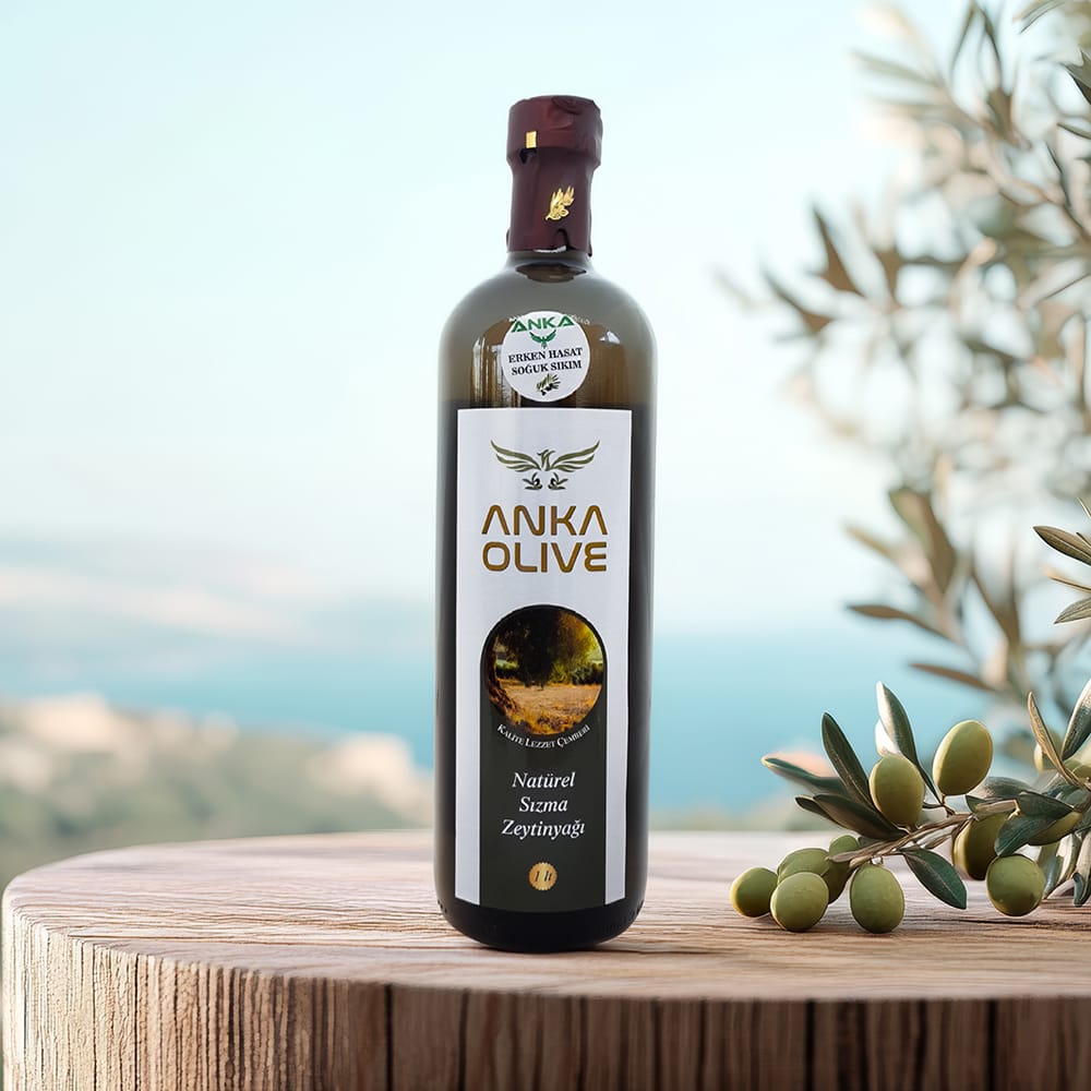 Erken Hasat Soğuk Sıkım Cam Şişe 1 lt