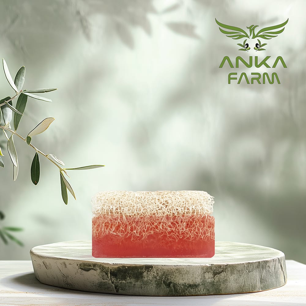 Kabak Lifli Güllü Sabun